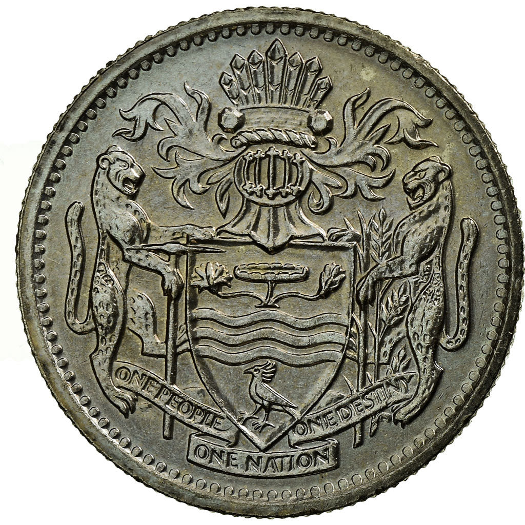 Coin, Guyana, 10 Cents, 1991, MS(63), Copper-nickel, KM:33