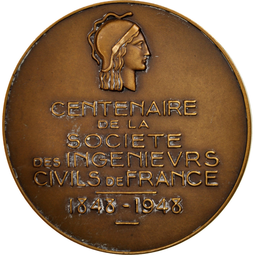 Frankreich, Medal, French Fourth Republic, Business & industry, SS+, Bronze