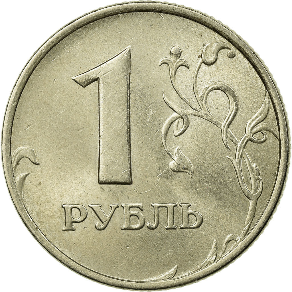 Moeda, Rússia, Rouble, 1997, Saint-Petersburg, AU(55-58), Cobre-Níquel-Zinco