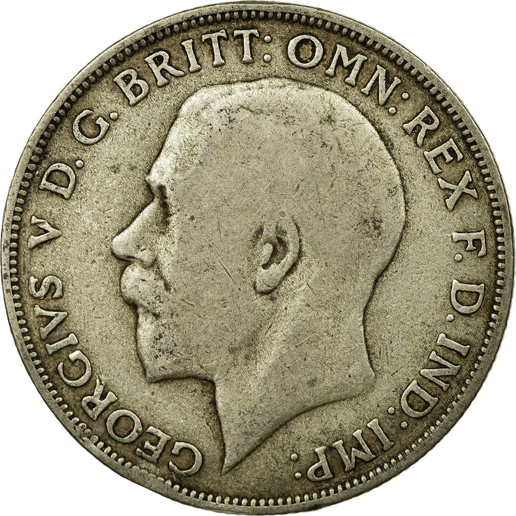 Coin, Great Britain, George V, Florin, Two Shillings, 1921, VF(20-25), Silver