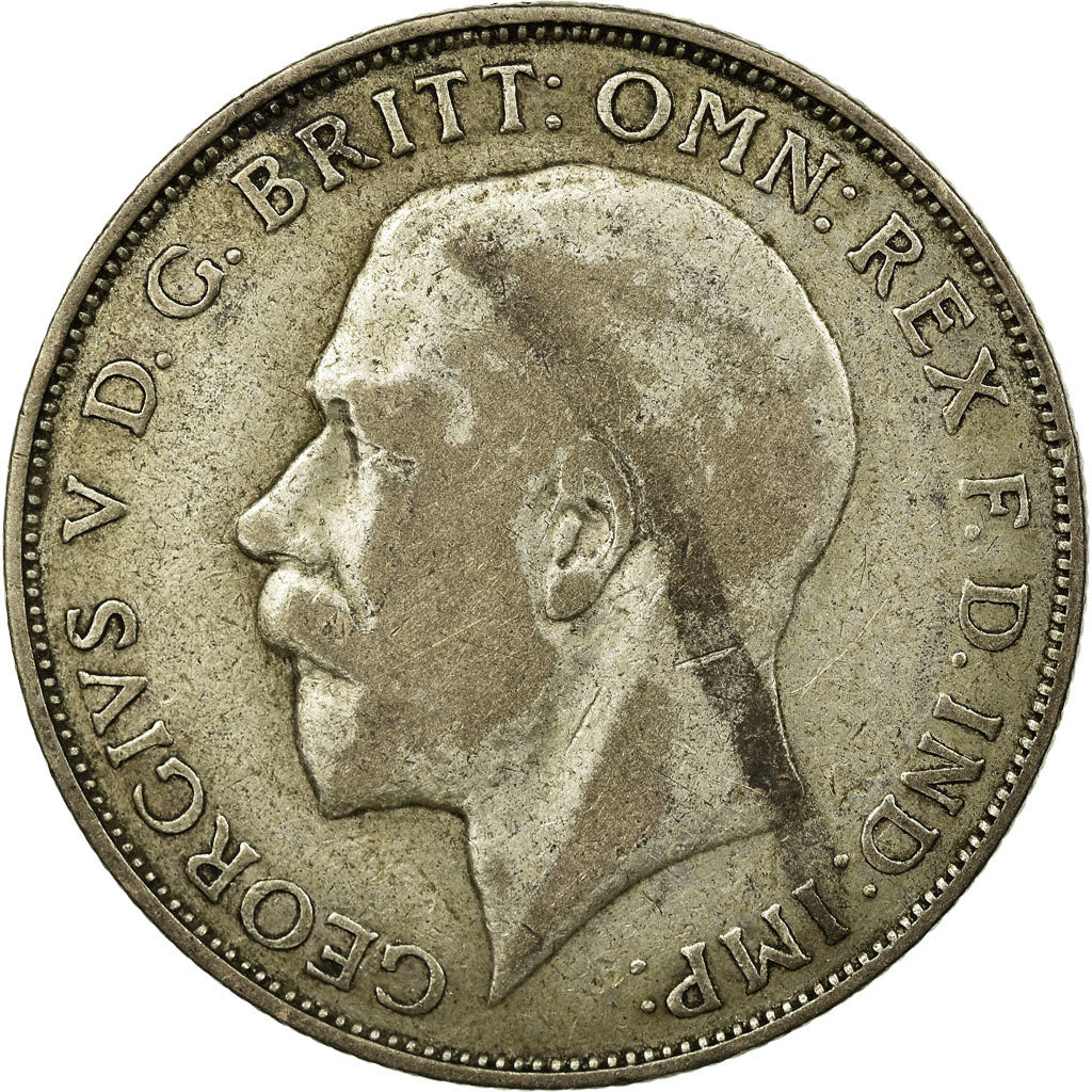 Coin, Great Britain, George V, Florin, Two Shillings, 1923, VF(20-25), Silver