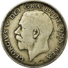 Coin, Great Britain, George V, 1/2 Crown, 1921, VF(20-25), Silver, KM:818.1a