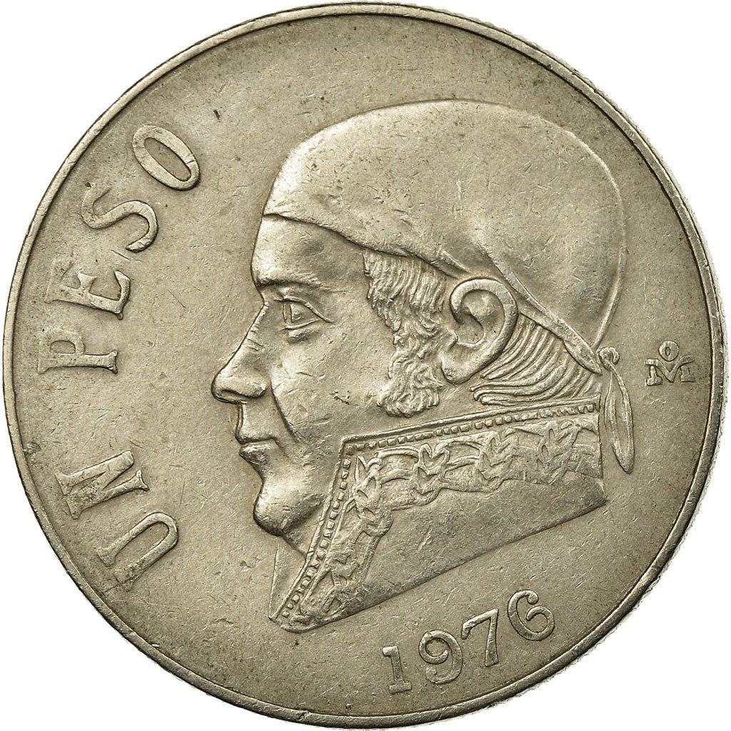 Monnaie, Mexique, Peso, 1976, Mexico City, TB+, Copper-nickel, KM:460