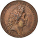 Francia, Medal, Louis XIV, Politics, Society, War, Mauger, MB+, Stagno