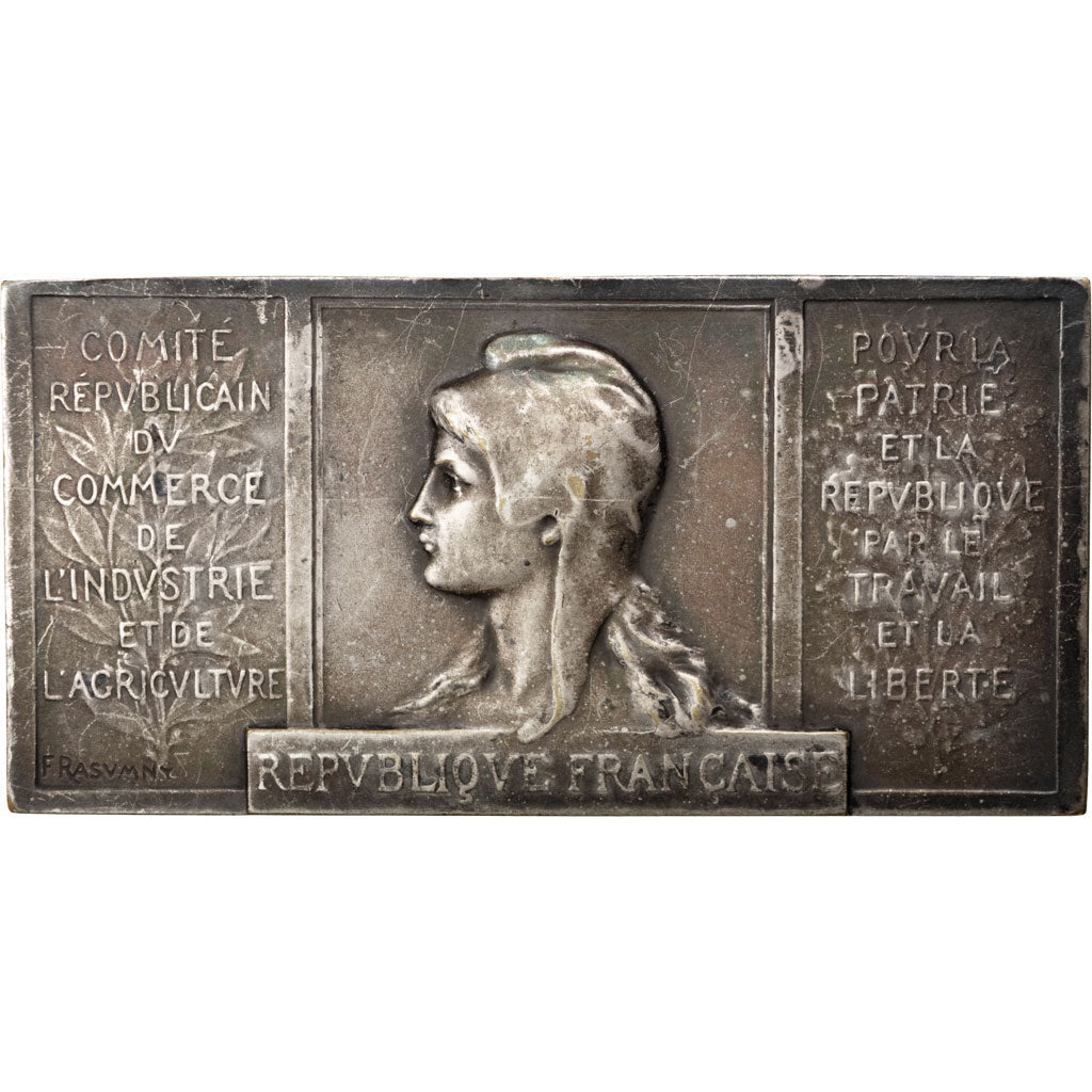 France, Medal, French Third Republic, Business & industry, Rasumny, TTB, Bronze