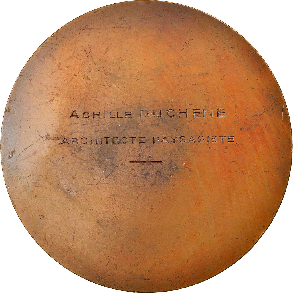 France, Médaille, Louis XIV, Construction du Pont Royal, A.Duchêne