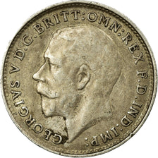 Moeda, Grã-Bretanha, George V, 3 Pence, 1916, EF(40-45), Prata, KM:813