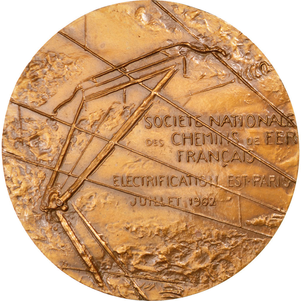Frankreich, Medal, French Fifth Republic, Railway, SS+, Bronze