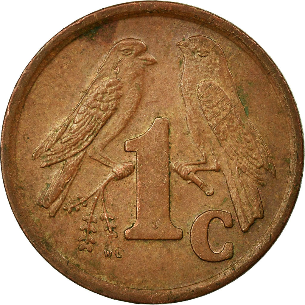 Munten, Zuid Afrika, Cent, 1998, FR+, Copper Plated Steel, KM:170