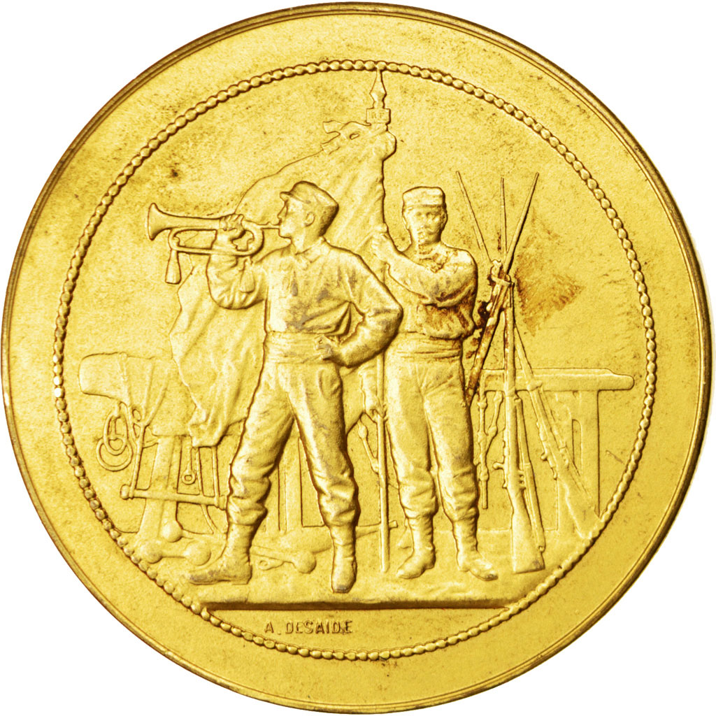 Frankreich, Medal, French Third Republic, Sports & leisure, Desaide, VZ, Bronze