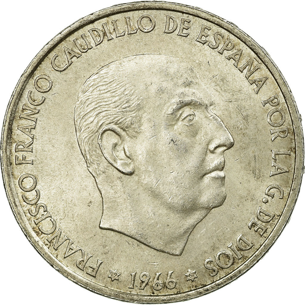 Coin, Spain, Caudillo and regent, 100 Pesetas, 1967, Madrid, EF(40-45), Silver