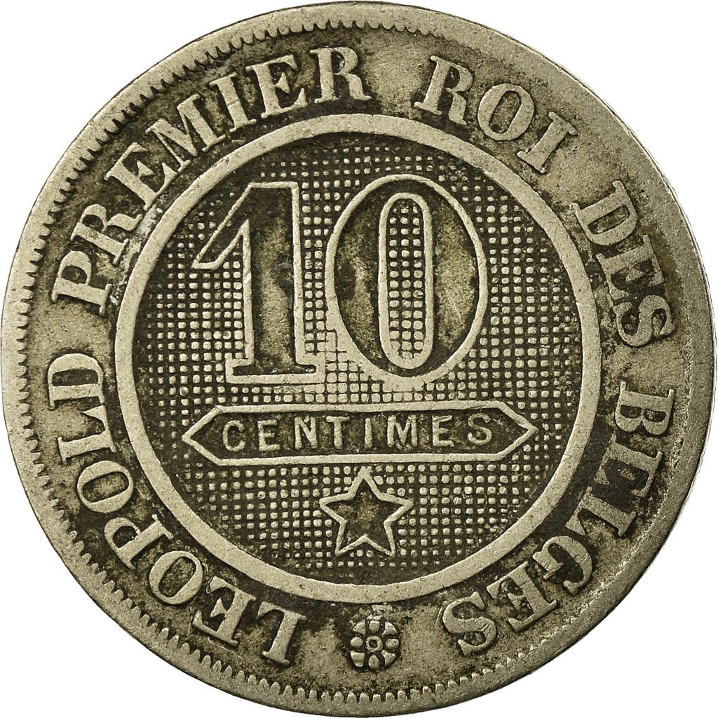 Coin, Belgium, Leopold I, 10 Centimes, 1862, VF(20-25), Copper-nickel, KM:22