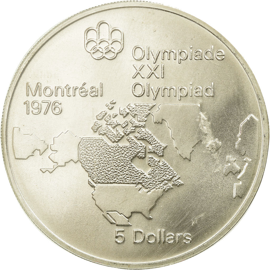 Coin, Canada, Elizabeth II, 5 Dollars, 1973, Royal Canadian Mint, Ottawa
