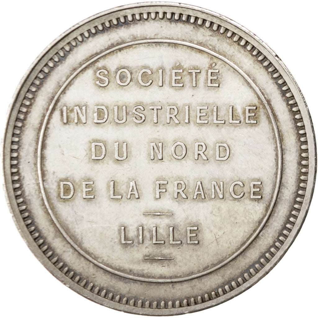 France, Medal, Second French Empire, Business & industry, AU(55-58), Silver