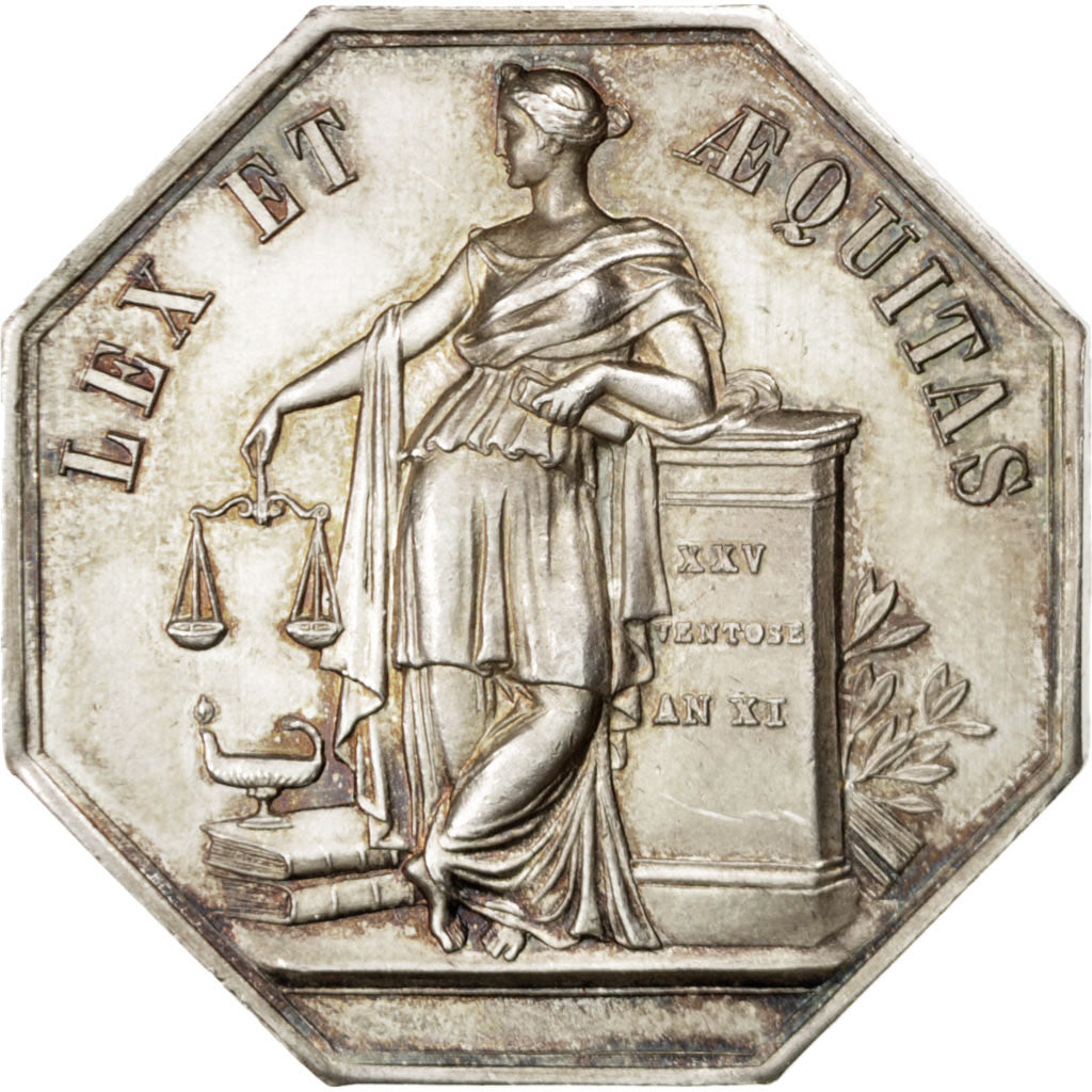 Frankrijk, Token, Notary, Politics, Society, War, PR+, Zilver, Lerouge:161