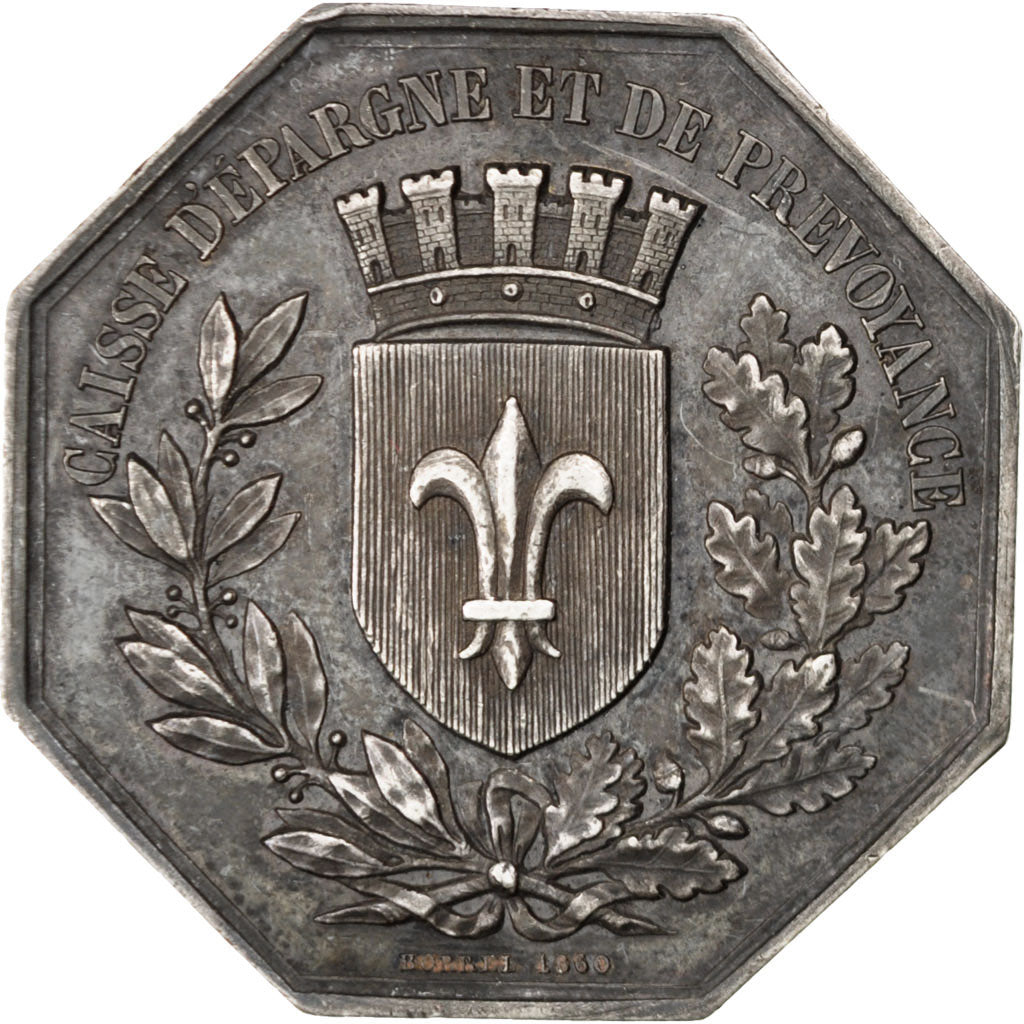 Frankrijk, Token, Savings Bank, Politics, Society, War, Borrel, ZF+, Zilver