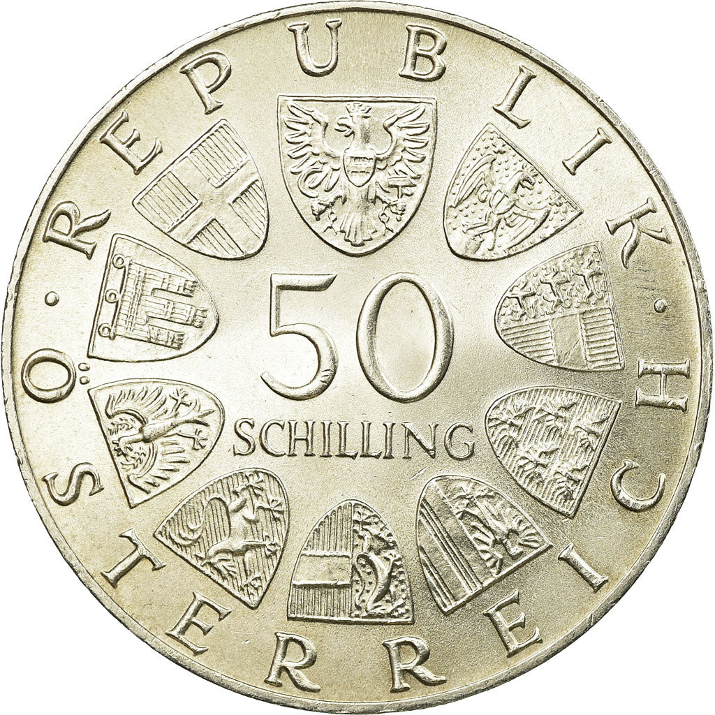 Moneta, Austria, 50 Schilling, 1973, SPL, Argento, KM:2917