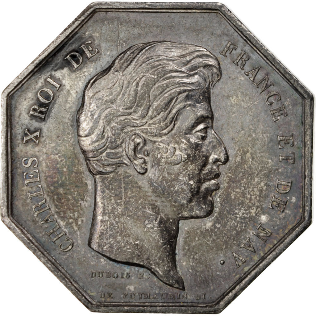 Frankreich, Token, Chamber of Commerce, Business & industry, Dubois, SS+, Silber