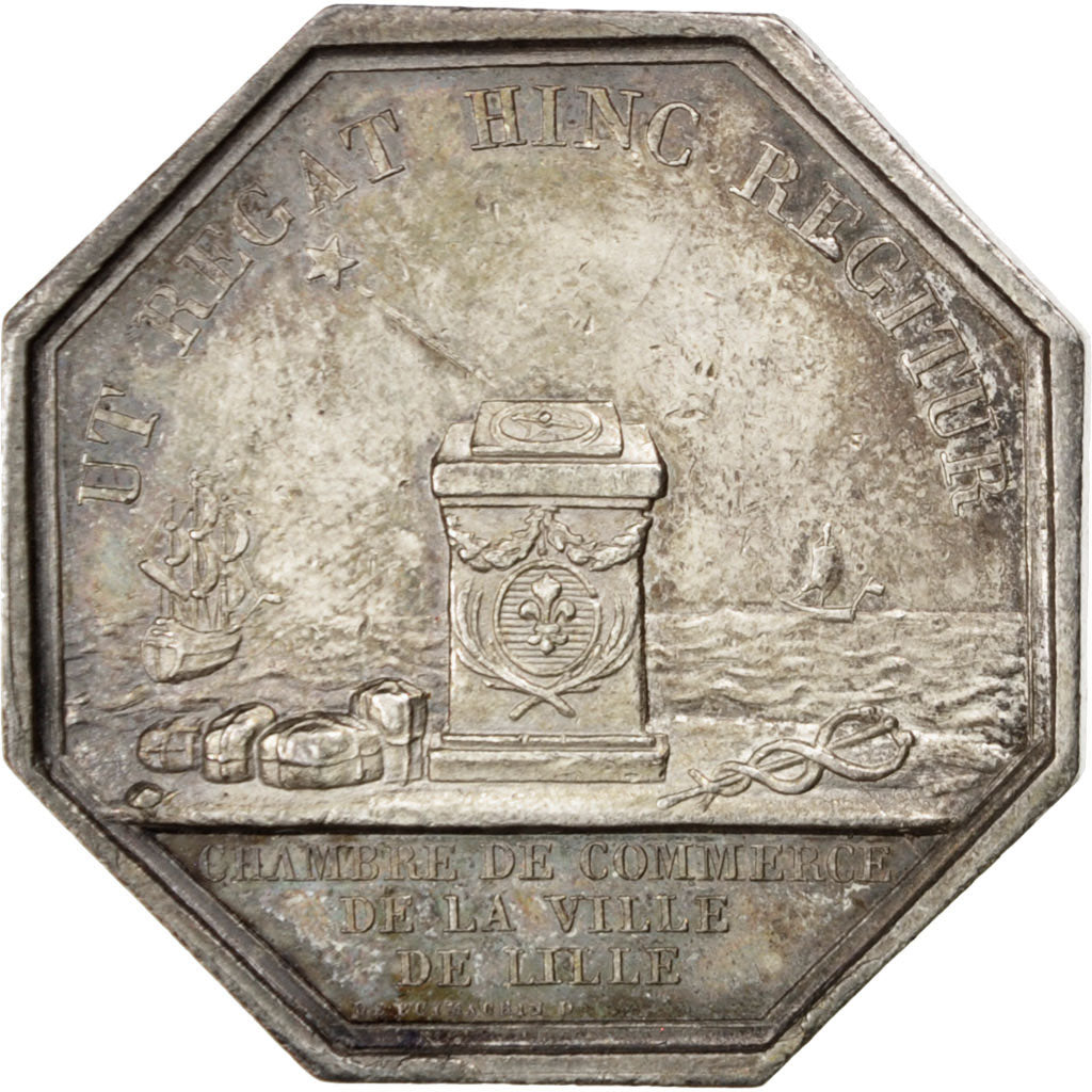 Frankreich, Token, Chamber of Commerce, Business & industry, Dubois, SS+, Silber