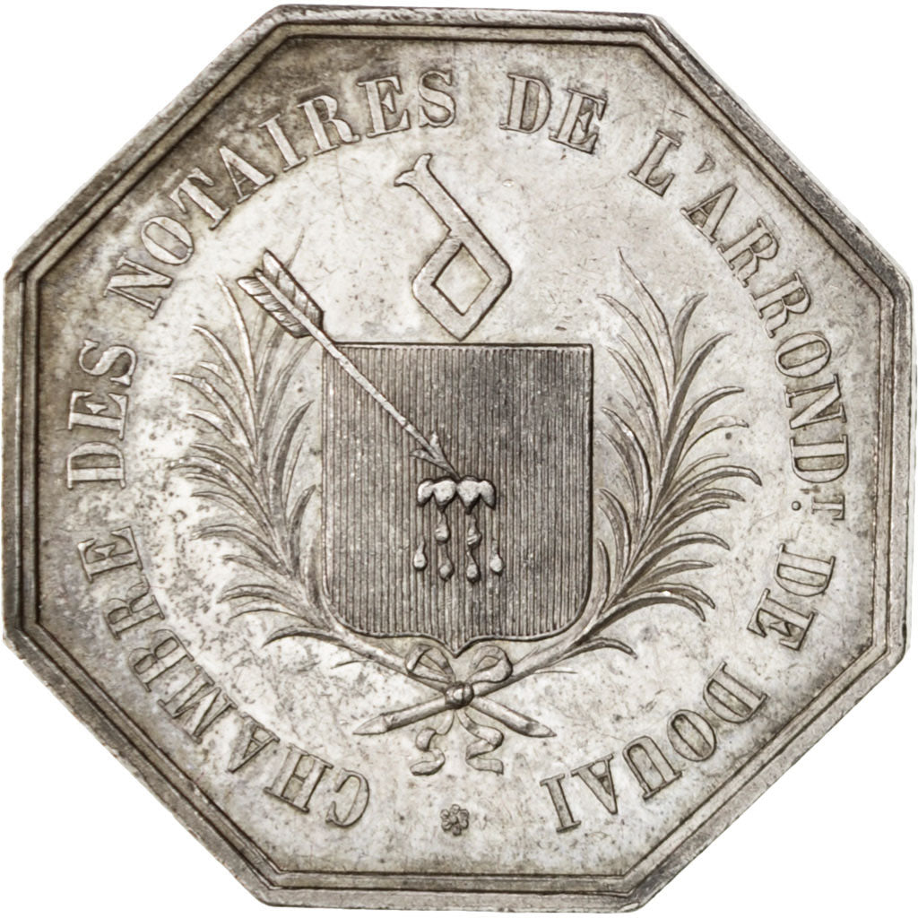 Frankreich, Token, Notary, Politics, Society, War, VZ, Silber, Lerouge:120