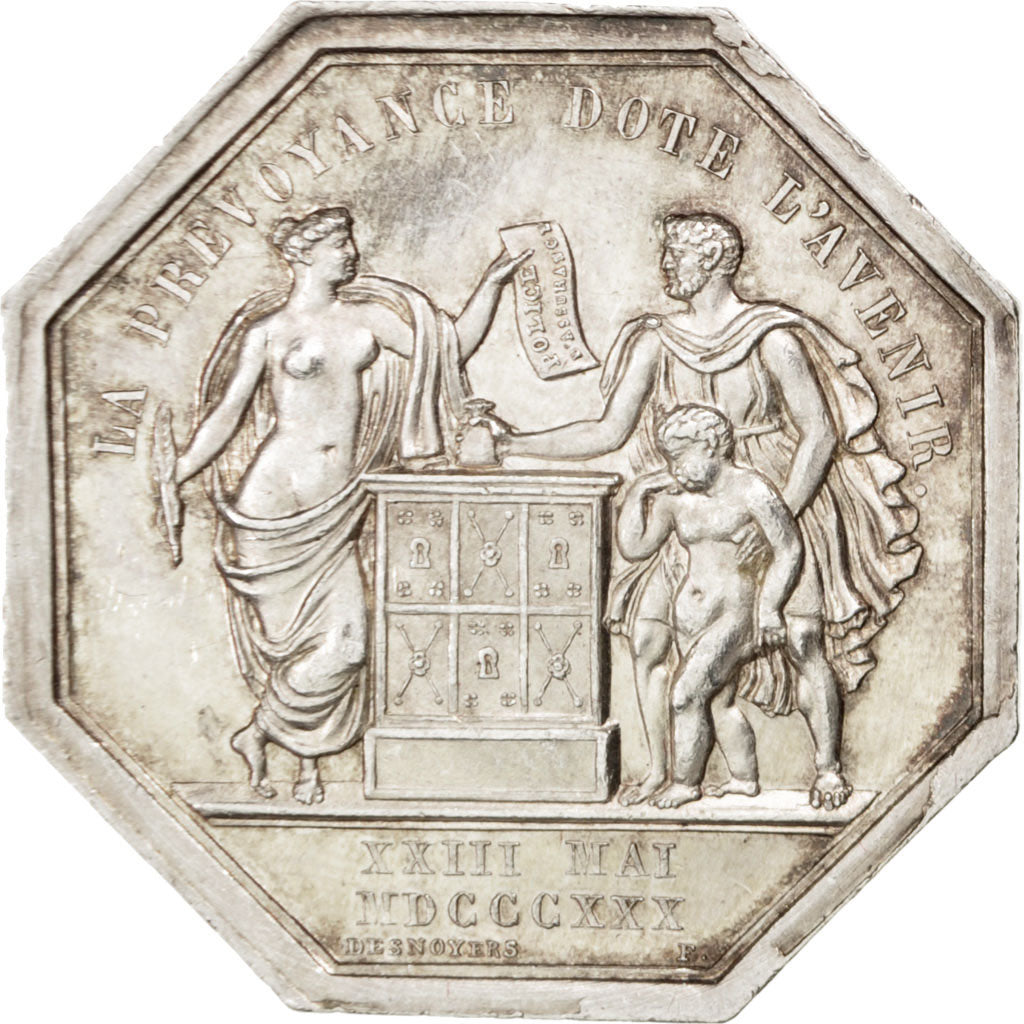 France, Jeton, Insurance, Politics, Society, War, SUP, Argent, Gailhouste:443