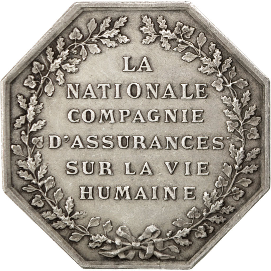 Francja, Medal, Ubezpieczenie, Polityka, społeczeństwo, wojna, AU(55-58)