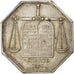 France, Token, Notary, AU(50-53), Silver