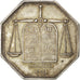 France, Token, Notary, AU(55-58), Silver