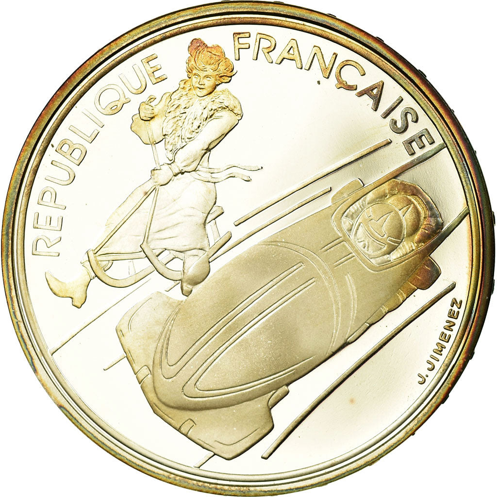 Monnaie, France, 100 Francs, 1990, TTB, Argent, Gadoury:C9, KM:981