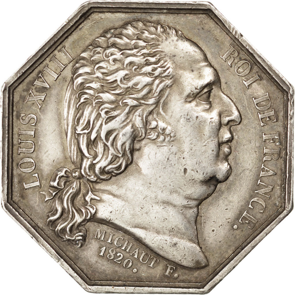 France, Token, Notary, AU(50-53), Silver