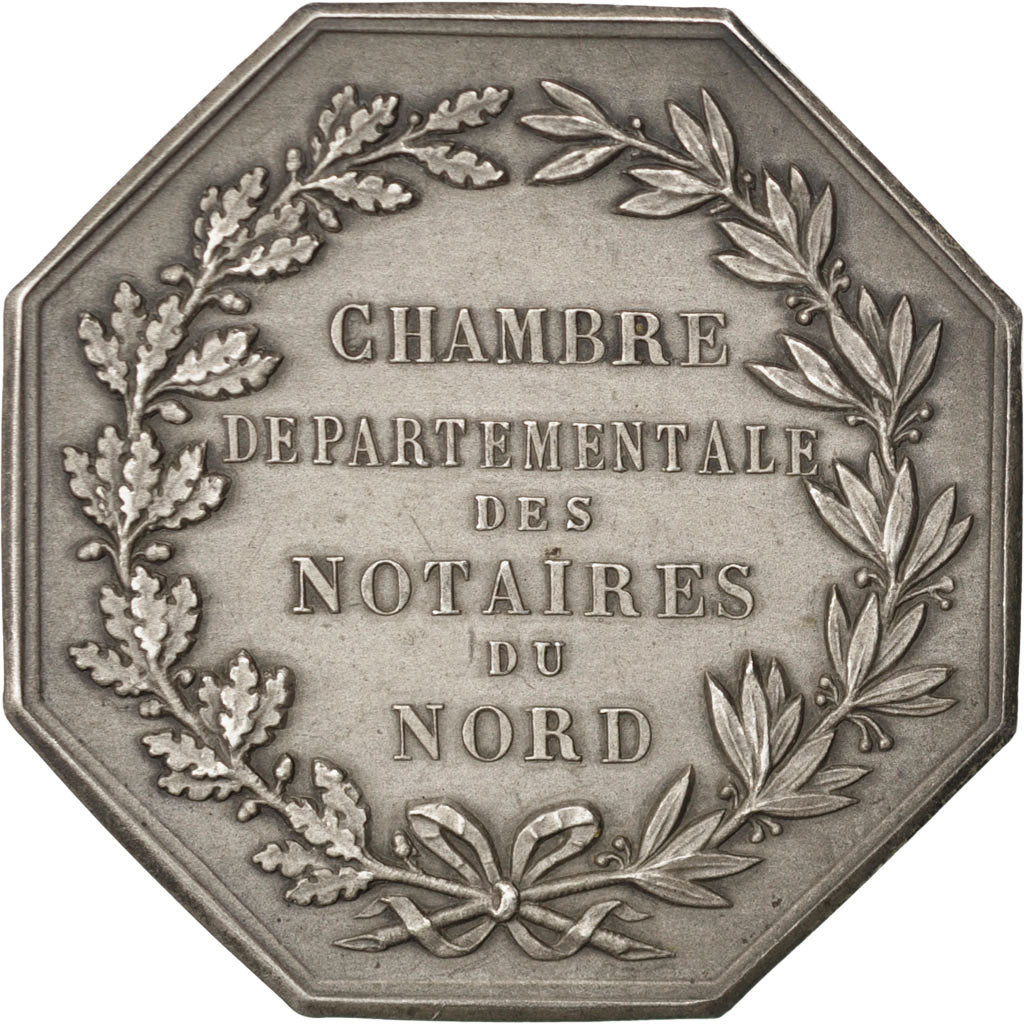 France, Token, Notary, AU(55-58), Silver