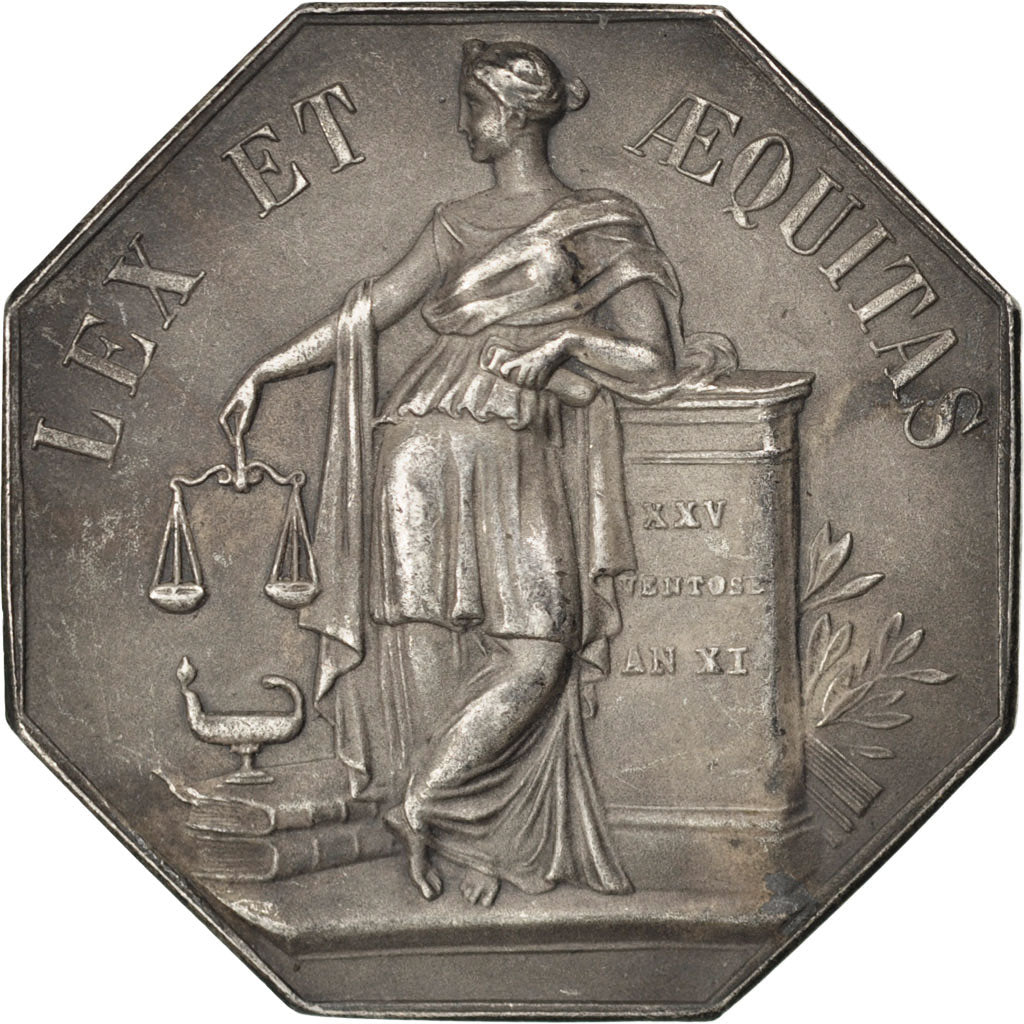 Frankreich, Token, Notary, SS+, Silber