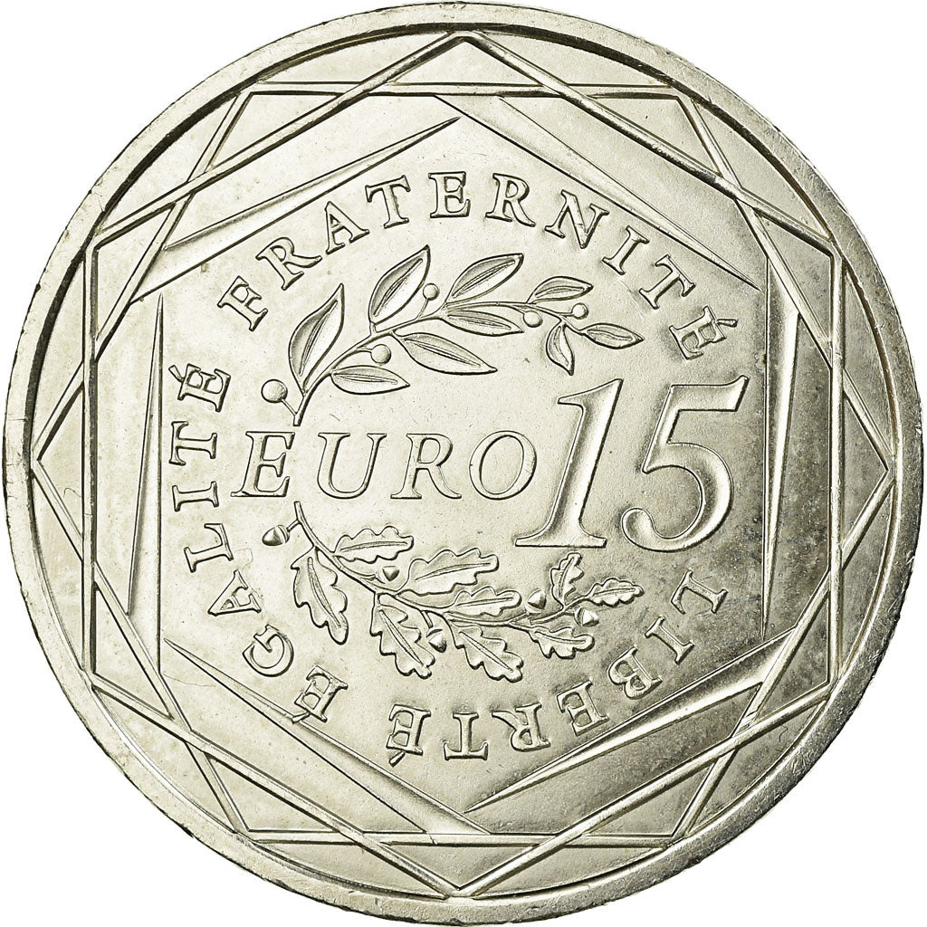 France, 15 Euro, 2008, SUP, Argent, Gadoury:EU288, KM:1535