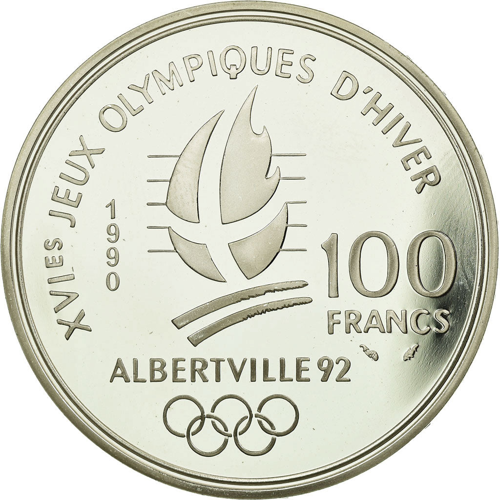 Coin, France, 100 Francs, 1990, MS(65-70), Silver, KM:981, Gadoury:C9