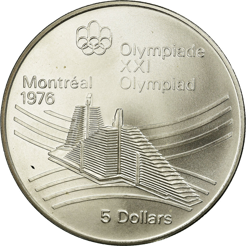 Monnaie, Canada, Elizabeth II, 5 Dollars, 1976, Royal Canadian Mint, Ottawa