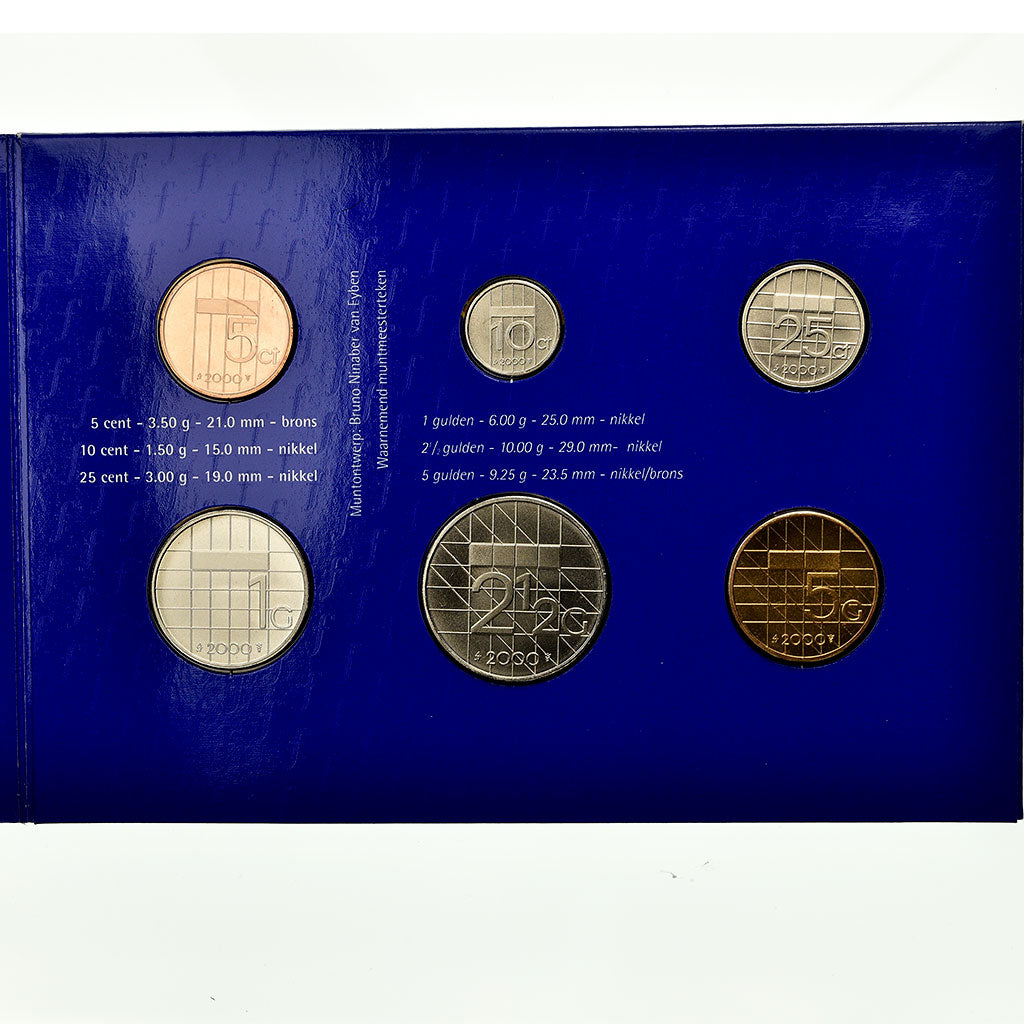 Moneta, Holandia, Set, 2000, MS(65-70), ND