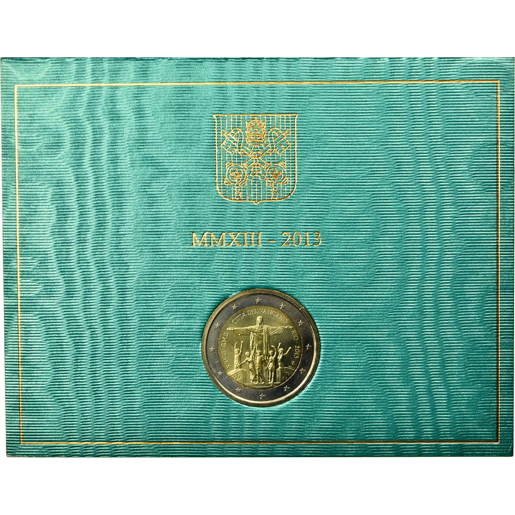 Vatican, 2 Euro, 2013, 28ème journée mondiale de la Jeunesse, MS(65-70)