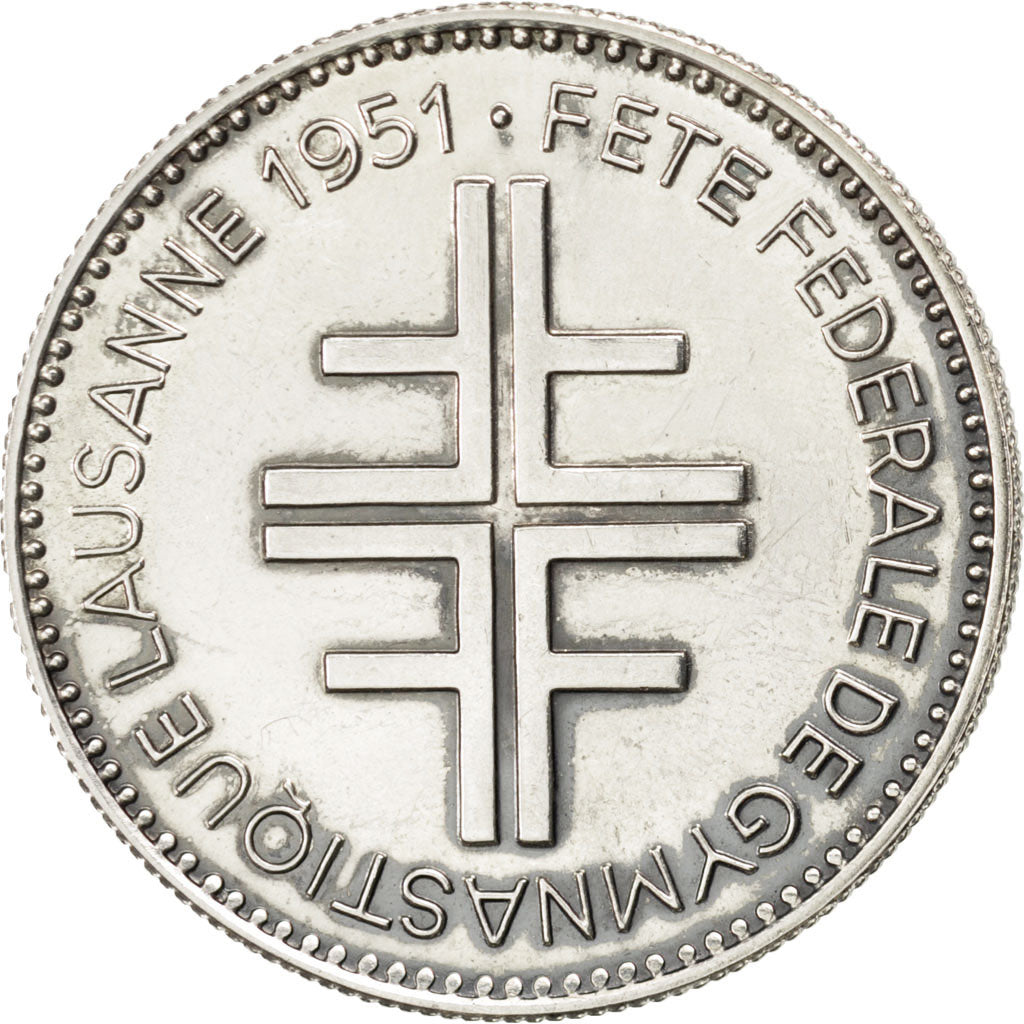 Switzerland, Medal, Sports & leisure, AU(55-58), Silver