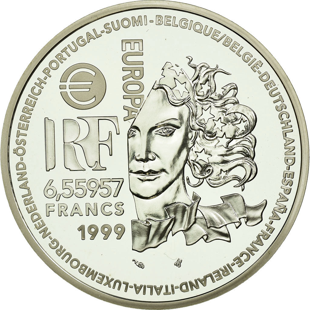 Moneta, Francia, Europa - L'art grec et romain, 6.55957 Francs, 1999, Paris
