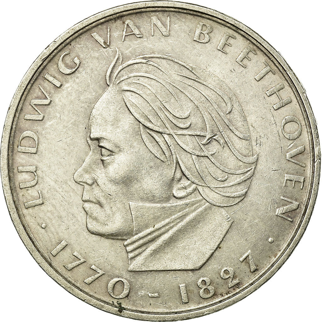 Coin, GERMANY - FEDERAL REPUBLIC, 5 Mark, 1970, Stuttgart, Germany, EF(40-45)