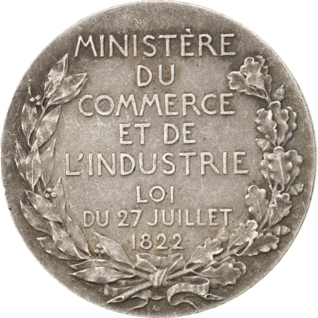 France, Medal, French Third Republic, Politics, Society, War, AU(50-53), Silver