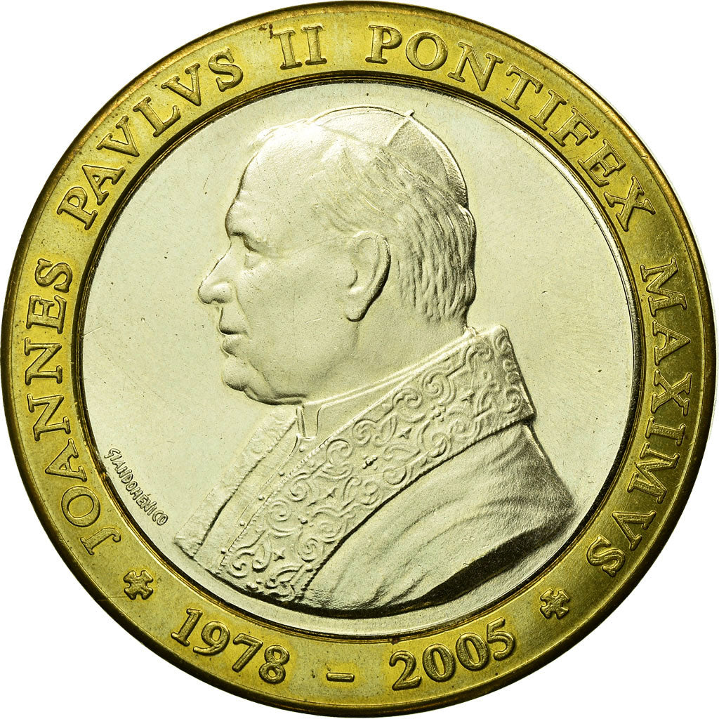 Vatican, Token, Religion, Jean-Paul II, Arts & Culture, 2005, AU(55-58)