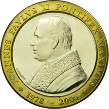 Vatican, Jeton, Religion, Jean-Paul II, Arts & Culture, 2005, SUP, Bi-Metallic