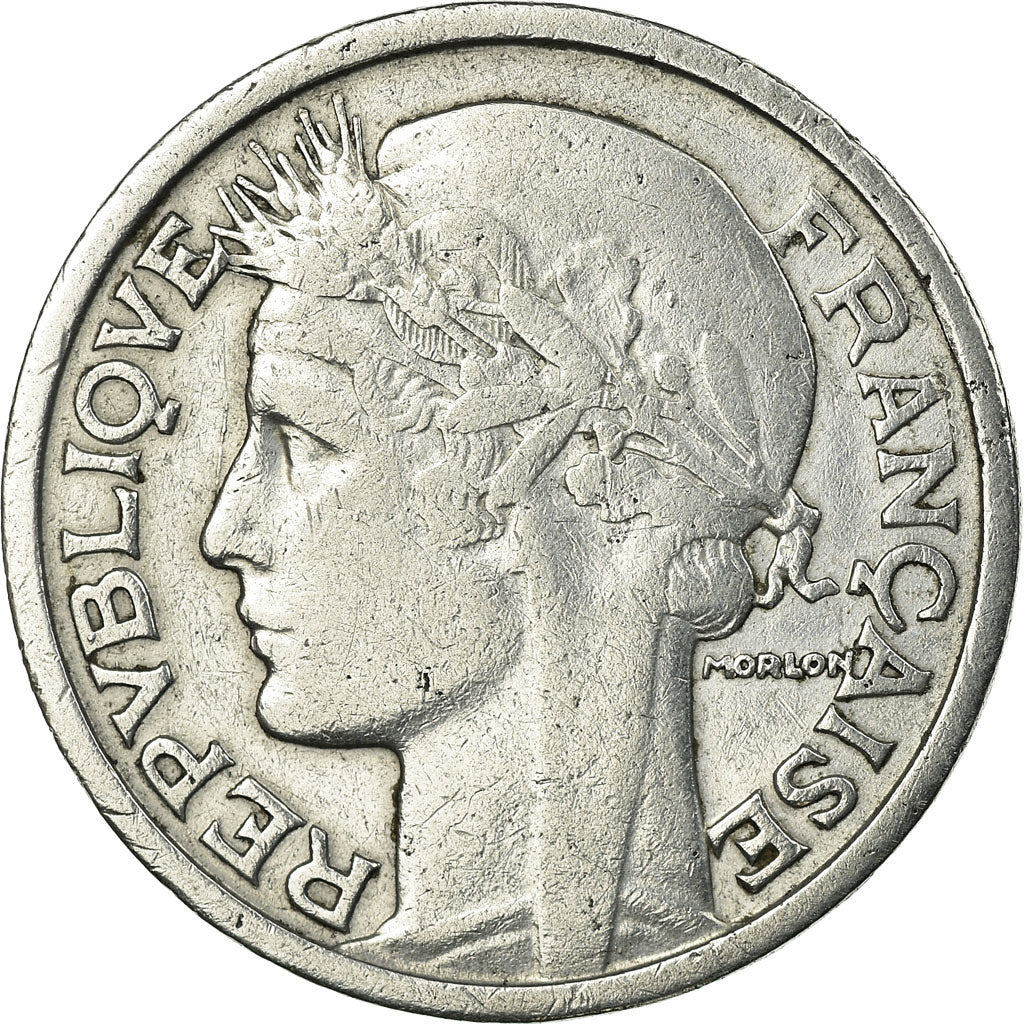 Münze, Frankreich, Morlon, 2 Francs, 1946, Beaumont - Le Roger, S, Aluminium