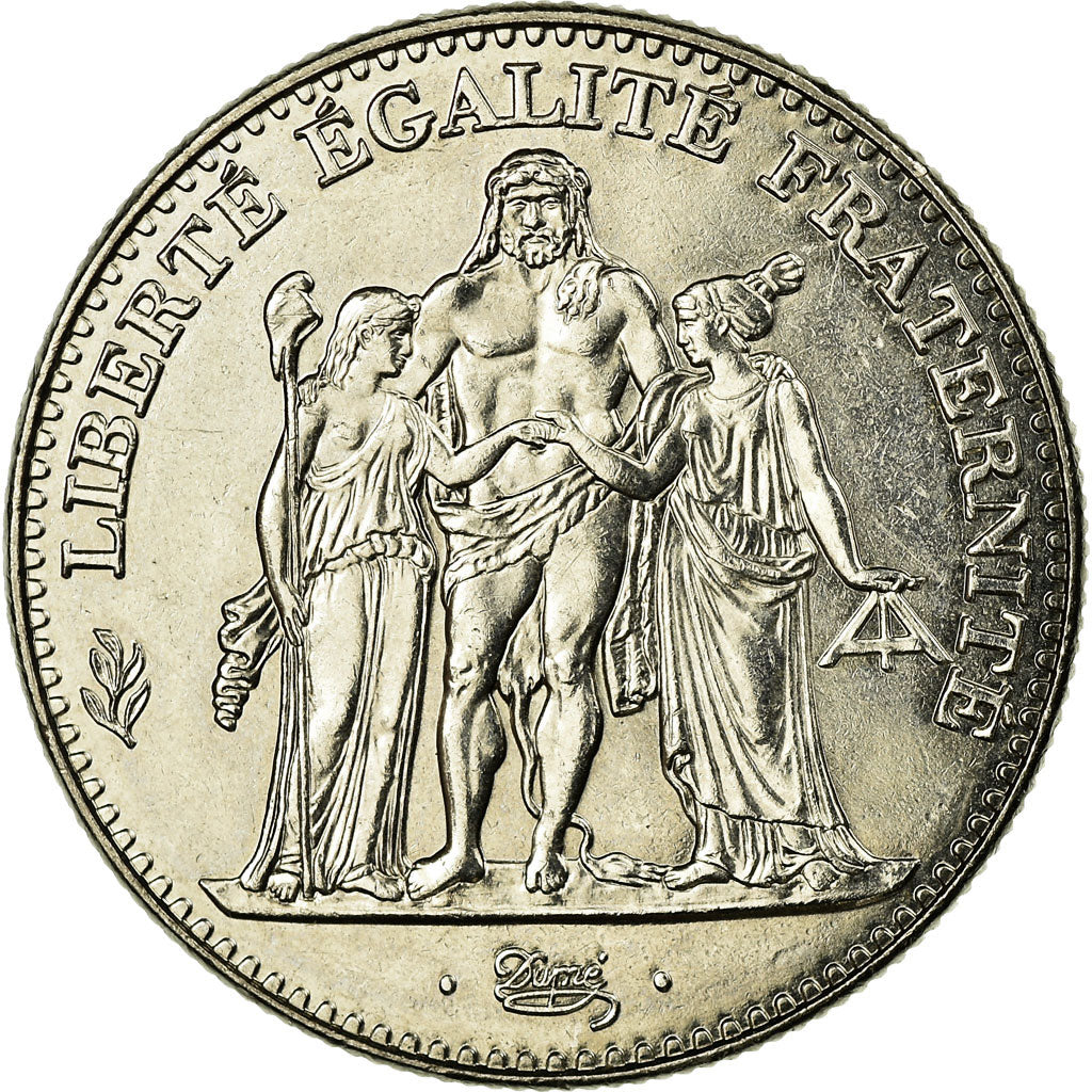 Coin, France, Hercule, 5 Francs, 1996, Paris, EF(40-45), Nickel, KM:1155