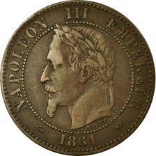 Coin, France, Napoleon III, Napoléon III, 2 Centimes, 1861, Bordeaux