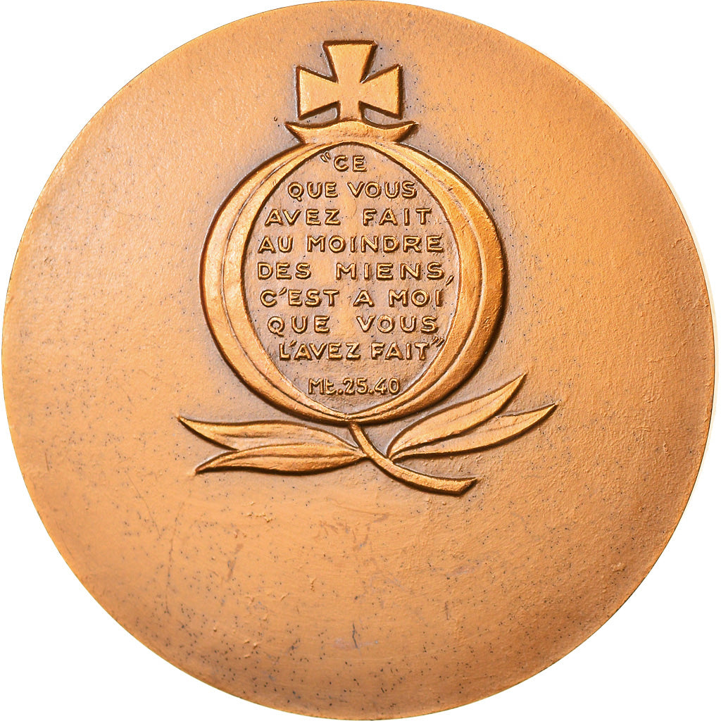 France, Médaille, Saint Jean de Dieu, Religions & beliefs, 1981, Leognany, SUP