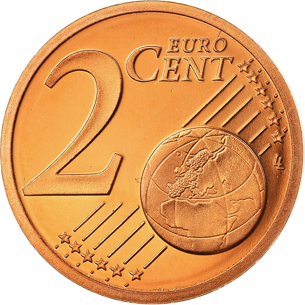 Francia, 2 Euro Cent, 2000, BE, FDC, Acciaio placcato rame, KM:1283