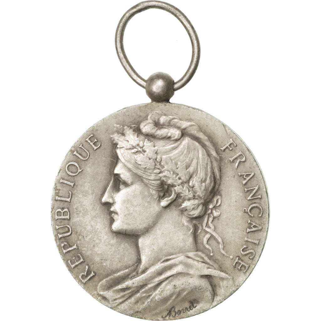 Frankrijk, Medal, French Fifth Republic, Politics, Society, War, ZF+, Zilver
