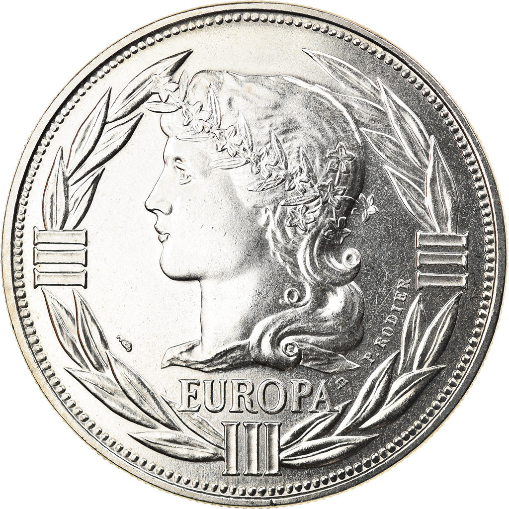 France, Medal, Ecu Europa, Marianne, Politics, Society, War, 1985, Rodier